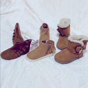 Brown toddler boots